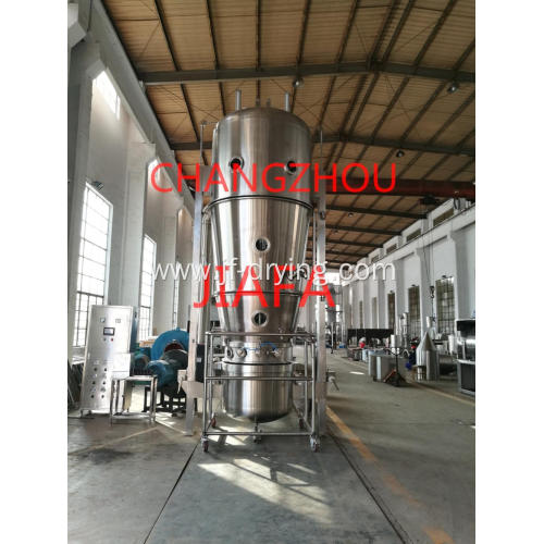 Fluid bed bottom spray coater machine